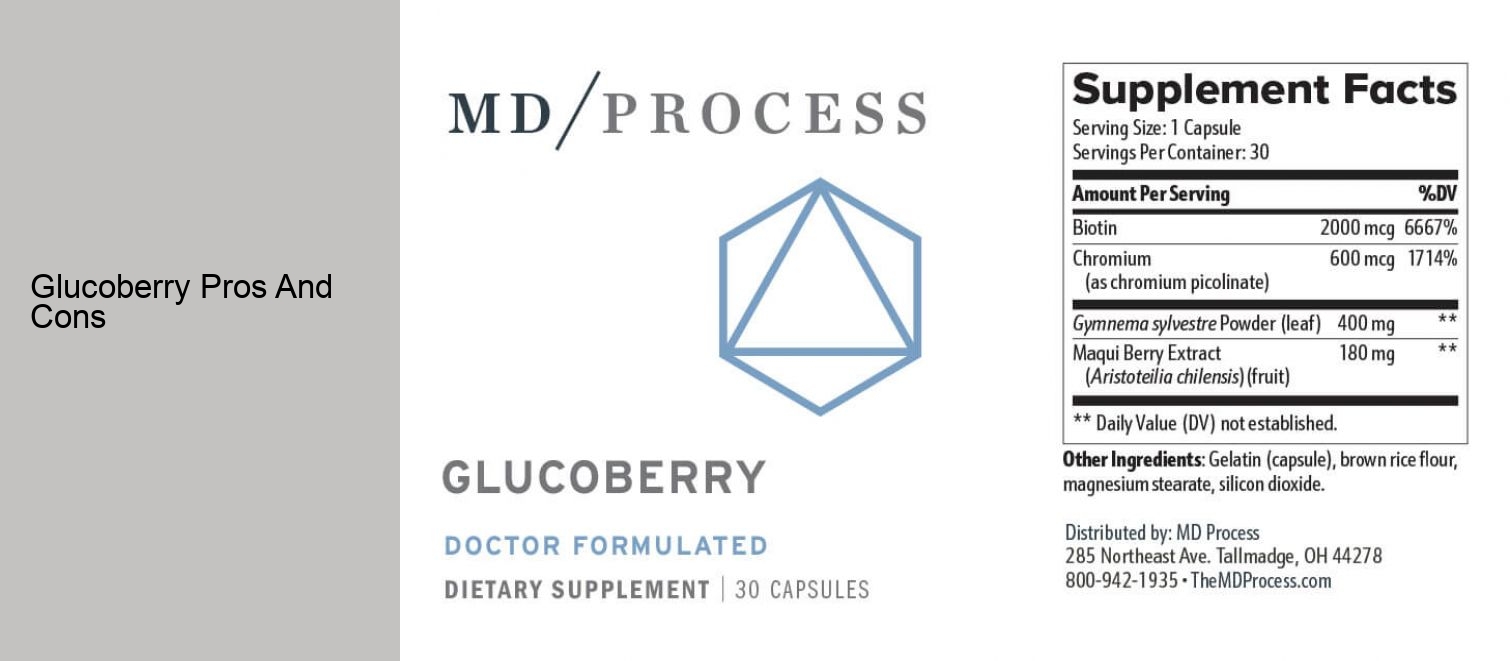 Glucoberry Pros And Cons